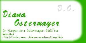 diana ostermayer business card